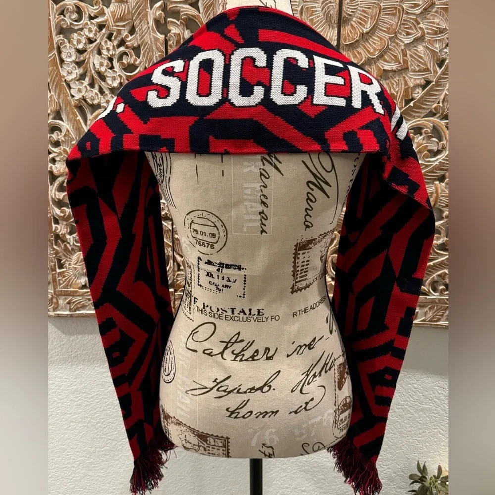 2021 US Soccer Insider USA Scarf- Measures 60”Lx7”W